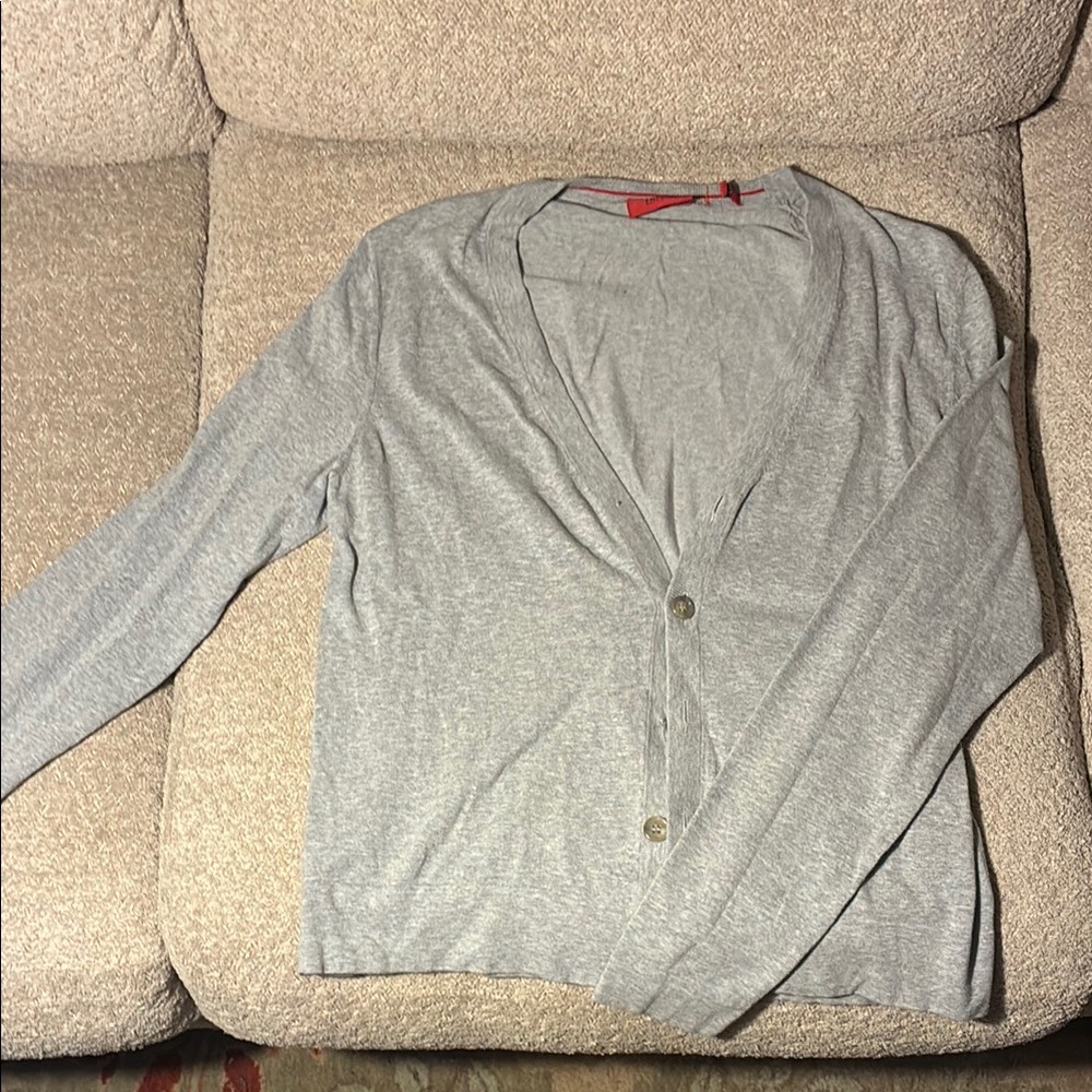 Hugo Boss Light Gray Cardigan